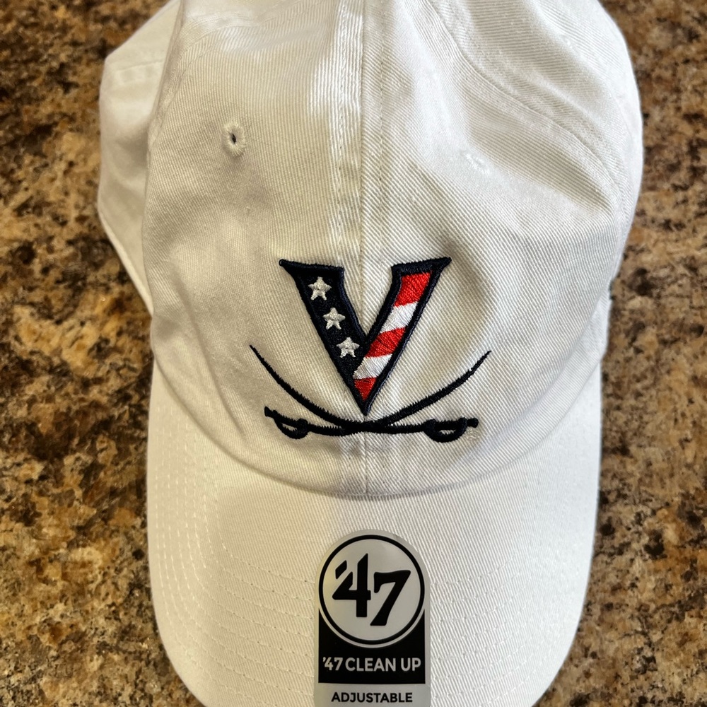'47 Brand White Adjustable Hat UVA Salute to Service